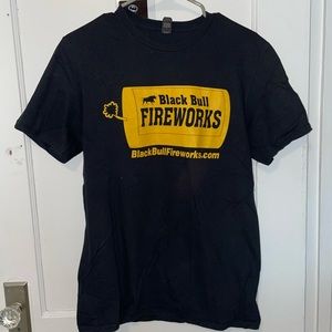 Black bull Fireworks Tee